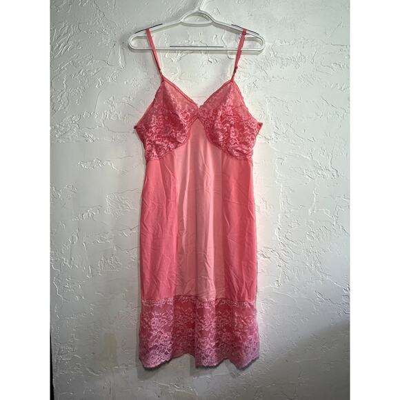 Penny's Adonna Other - Penney's Adonna vintage pink lace nylon slip womens medium coquette fairycore
